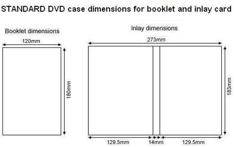 Dvd Case Dimensions | amulette