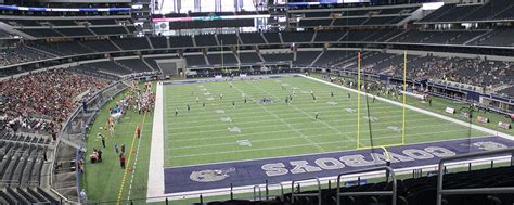 Football team narrowly beats Eastern New Mexico in AT&T Stadium, 28-24 ...