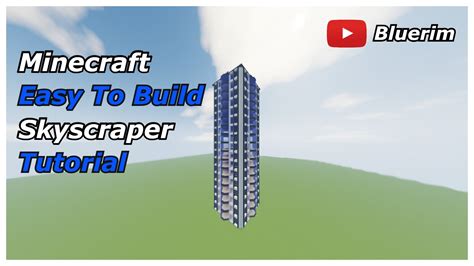 Minecraft Skyscraper Tutorial - Easy To Build : Minecraftbuilds