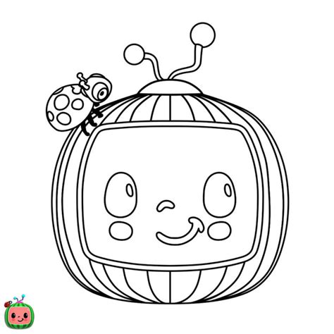 CoComelon Coloring Pages Playing with Friends - XColorings.com