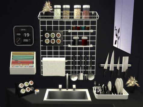 Sims 4 CC's - The Best: Altea Kitchen Clutter Part 2 by pqsim4