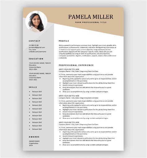 Modern resume templates - zikus