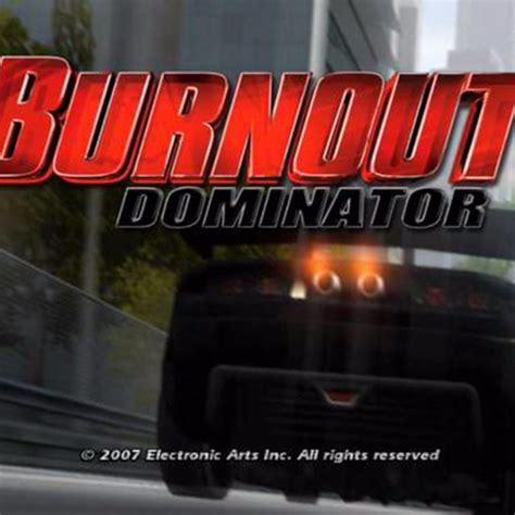 Burnout Dominator | Burnout, Sony playstation, Playstation