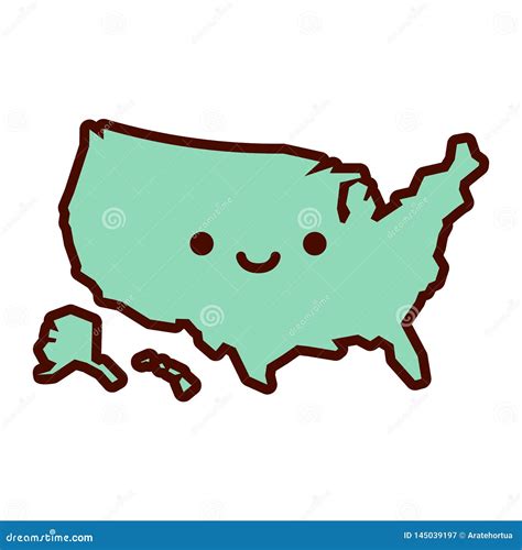 United States Map Cartoon - Map Of Rose Bowl