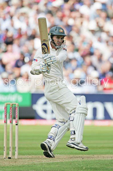 Justin Langer Australia v England Edgbaston Ashes 2005 Images | Cricket Posters