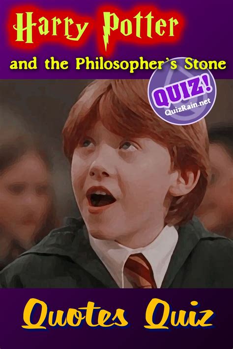 Harry Potter and the Philosopher’s Stone – Quotes Quiz | Quote quiz, Harry potter quizzes, Harry ...