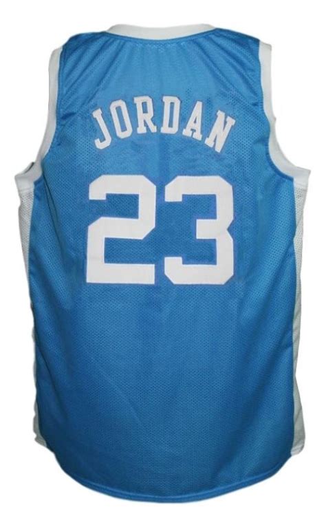 Michael Jordan College Basketball Jersey Sewn Blue Any Size- Basketball ...