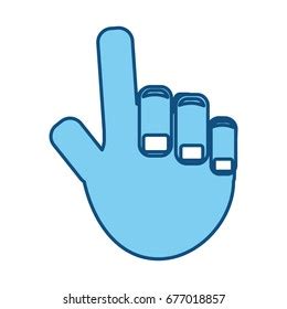 Hand Pointing Stock Vector (Royalty Free) 677018857 | Shutterstock
