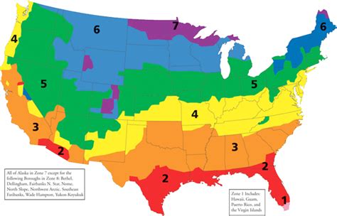 Regional Climate Zone Planting Map For The US Tjs Garden. Building America Climate Zone Map ...