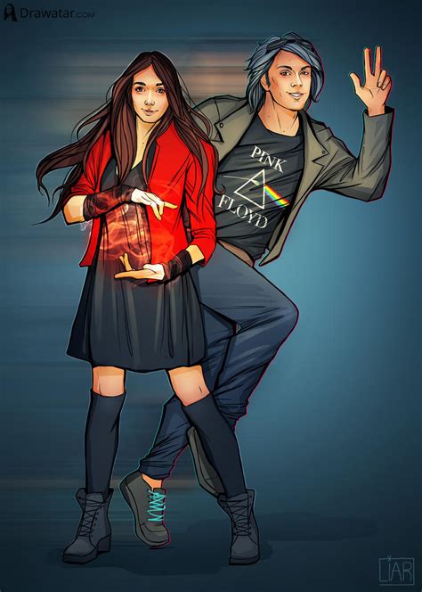 Pietro And Wanda Maximoff by MisterLIAR on DeviantArt