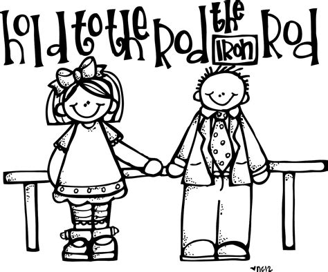 Melonheadz LDS illustrating: Hold to the rod :) in 2022 | Melonheadz, Lds coloring pages, Lds