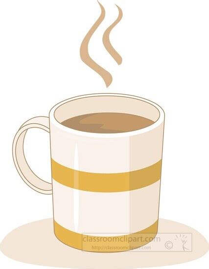 Beverage Clipart-hot coffee in a mug clipart