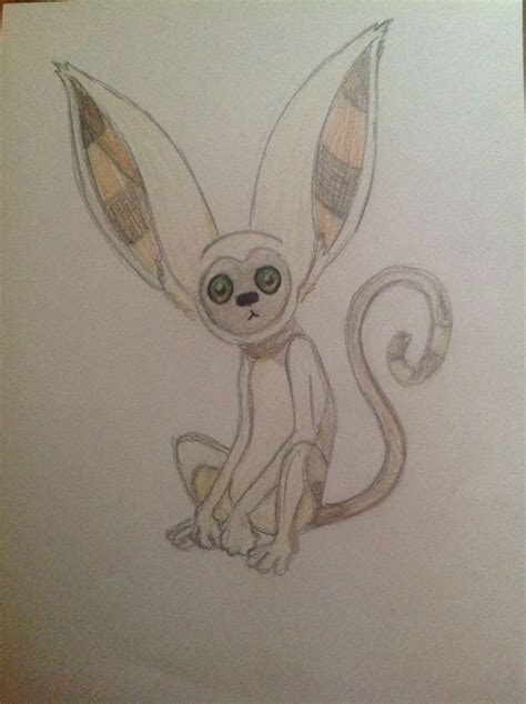 Doodle of Momo from avatar the last airbender | Kunst, Kreativ, Zeichnen