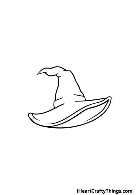 Witch Hat Drawing - How To Draw A Witch Hat Step By Step