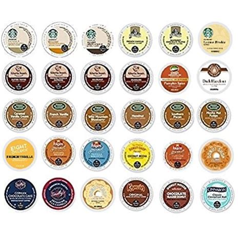 30 Pack - Variety Flavored Coffee Sampler K-Cup for Keurig K Cup ...