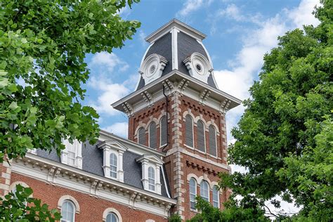 University Hall on Campus of University of Arkansas Photograph by Ken ...