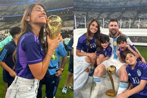 World Cup 2022: Antonela Roccuzzo, wife of Lionel Messi, gets storybook ...