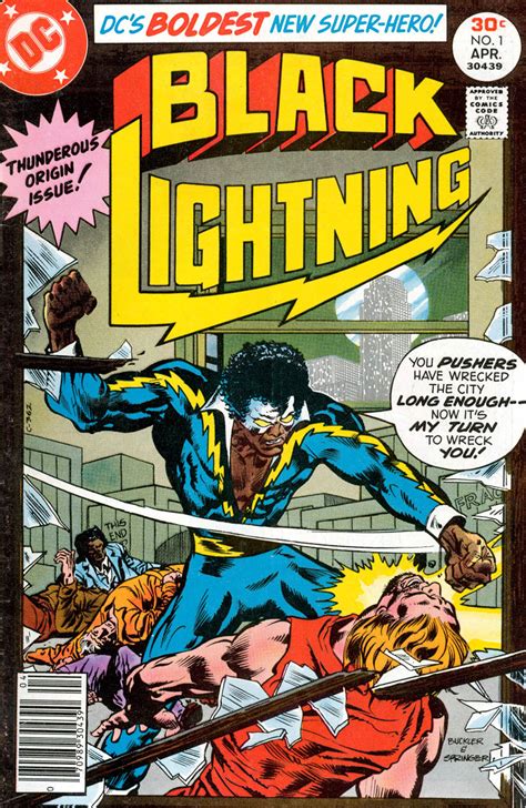 The cover of 1970’s ‘Black Lightning’ comic book No. 1 — Andscape