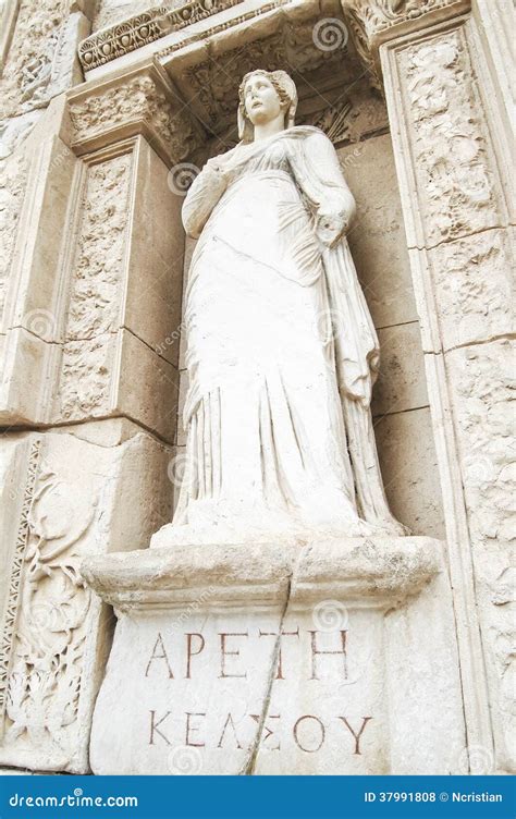 APETH (Greek for Arete), the Statue Representing Virtue. the Site and ...