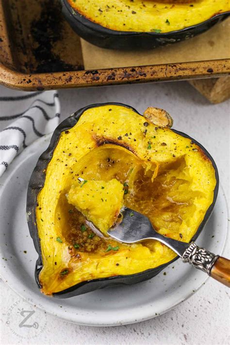 Roasted Acorn Squash (Easy Recipe!) - Our Zesty Life