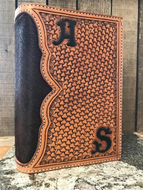 Custom tooled bible cover | Leather bible cover, Leather bible, Leather ...