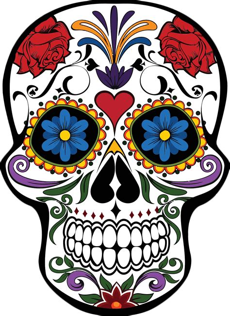 Day of the dead, mexico,skull, digital cross stitch pdf pattern | Sugar ...