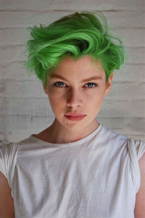 15 Bold and Vibrant Lime Green Hair Color Ideas