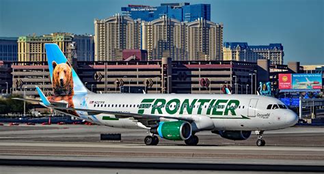 Frontier Airlines Airbus A320-214 N227FR "Grizwald The Bear" at Las ...