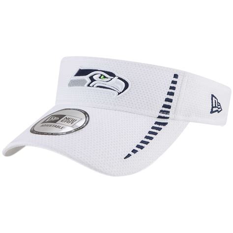 Men's New Era White Seattle Seahawks Speed Visor