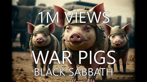 War Pigs by Black Sabbath, but every lyric is an AI generated image - YouTube