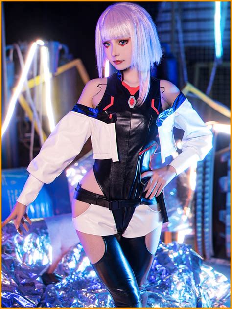 Cyberpunk Edgerunners Lucy Game Anime Cosplay Clothing Halloween ...