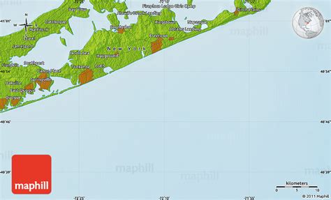 Physical Map of Sag Harbor