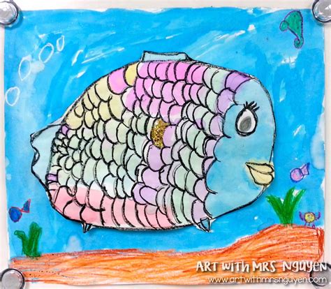 How To Draw A Rainbow Fish Step By Step - pic-dink