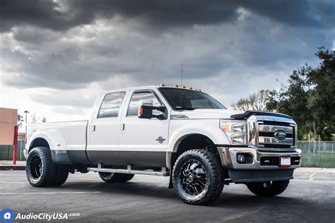 2016 Ford F-350 Dually Wheels + Tires + Suspension Package Deal #PKG048