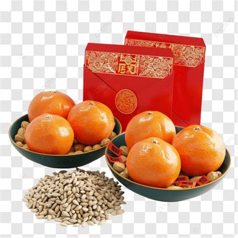 Happy Chinese New Year With Mandarin Oranges, Chinese New Year, Mandarin Oranges, Festive PNG ...