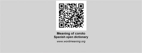 COROTO - Spanish open dictionary