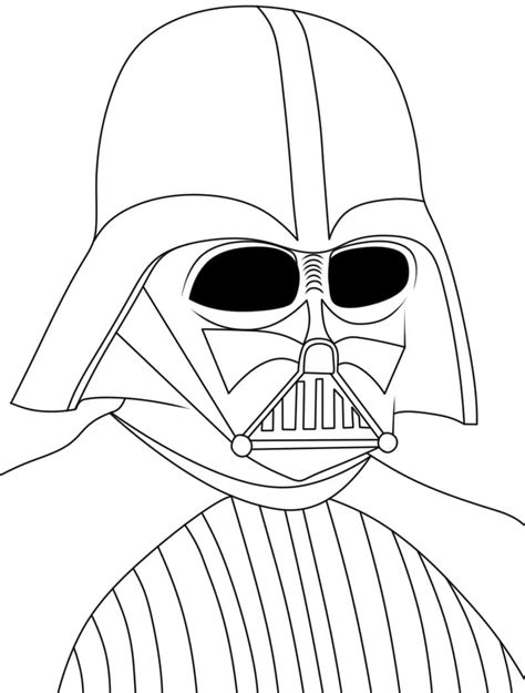 Darth Vader For Free coloring page - Download, Print or Color Online for Free