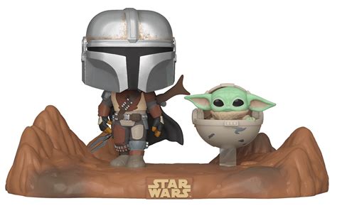 Funko Pop! Star Wars Moment Mandalorian & The Child “Baby Yoda” Figure