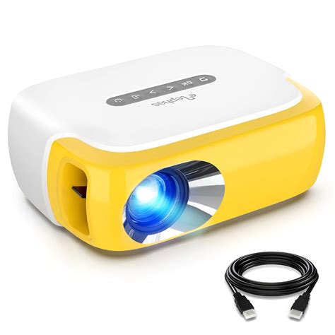 Buy Mini Projector, ELEPHAS Portable LED Full Color Video Projector for Cartoon, TV Movie, Kids ...