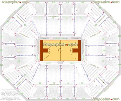 Mohegan Sun Arena Wilkes Barre Seating Chart With Seat Numbers ...