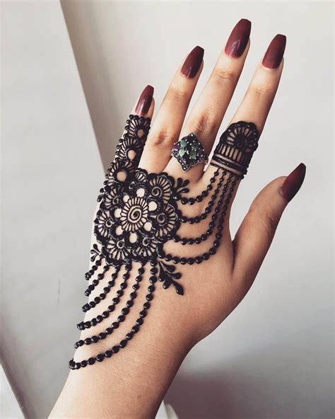 Beautiful Jewellery Mehndi Designs for Back Hand - K4 Fashion