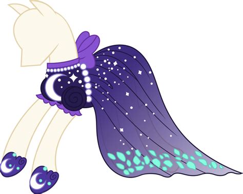 Luna Dress Vector by icantunloveyou | My little pony rarity, My little pony twilight, My little ...