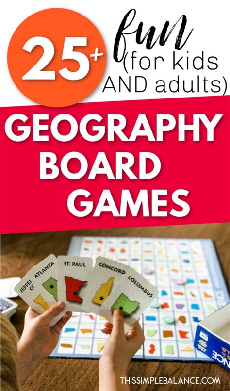 25+ Geography Board Games & Geography Card Games - This Simple Balance