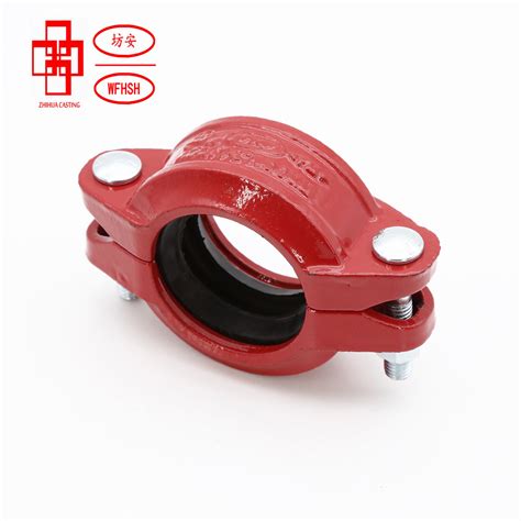 Ductile Iron ASTM A536 Grade 65-45-12 Grooved Heavy Duty Coupling for Building Projects - Heavy ...