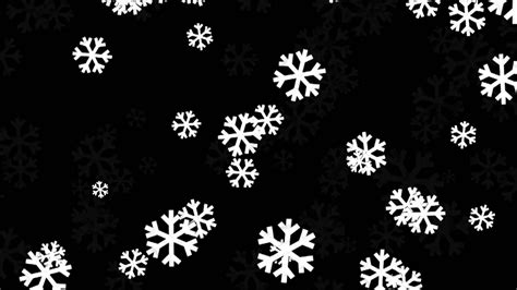 Snowflakes Falling Wallpaper