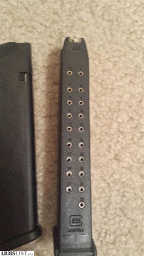 ARMSLIST - For Sale: 3 of Glock .40 Extended Magazines for Glock 22,23,27