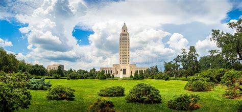 Louisiana State Capitol Building and Park Stock Photo - Image of ...