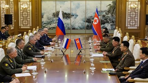 North Korea's Kim Meets Russian Defense Minister