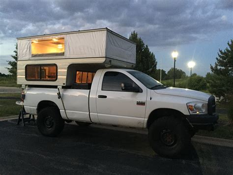 FOR SALE 1983 Four Seasons slide in pop up camper for full size truck ...