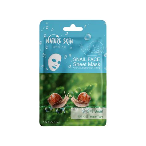 Nature Skin Snail Face Sheet Mask - Nature Skin Cosmetics